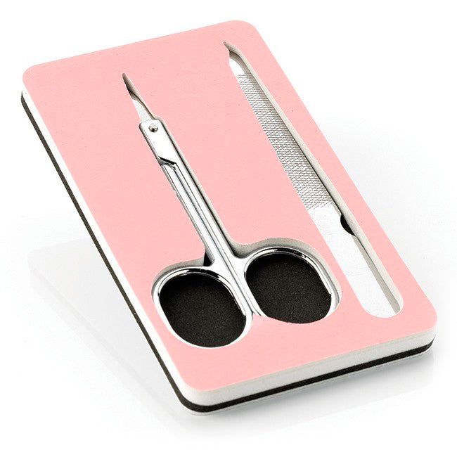 Purple Credit Card Style Manicure Set