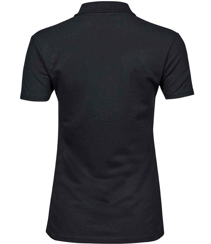 Tee Jays Ladies Luxury Stretch Polo Shirt Black