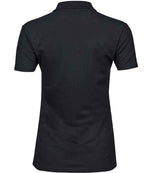 Tee Jays Ladies Luxury Stretch Polo Shirt Black
