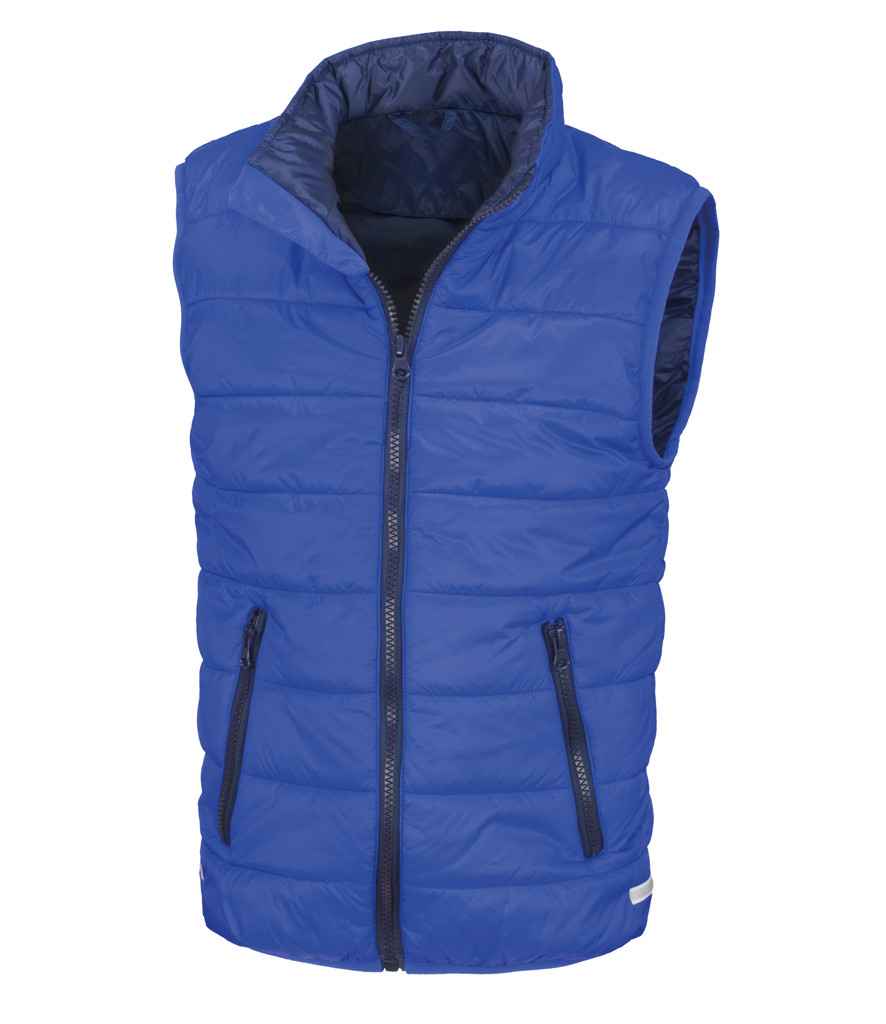 Result Core Kids Padded Bodywarmer Royal Blue/Navy