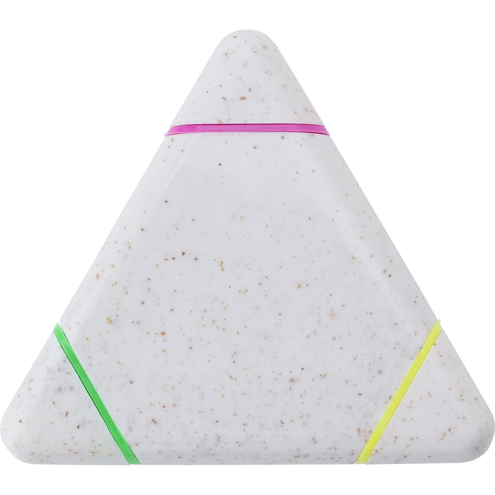 Branded Hartpury Wheat straw triangular highlighter