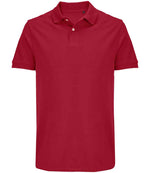 SOL'S Unisex Pacific Twin Piqué Polo Shirt Folk Red