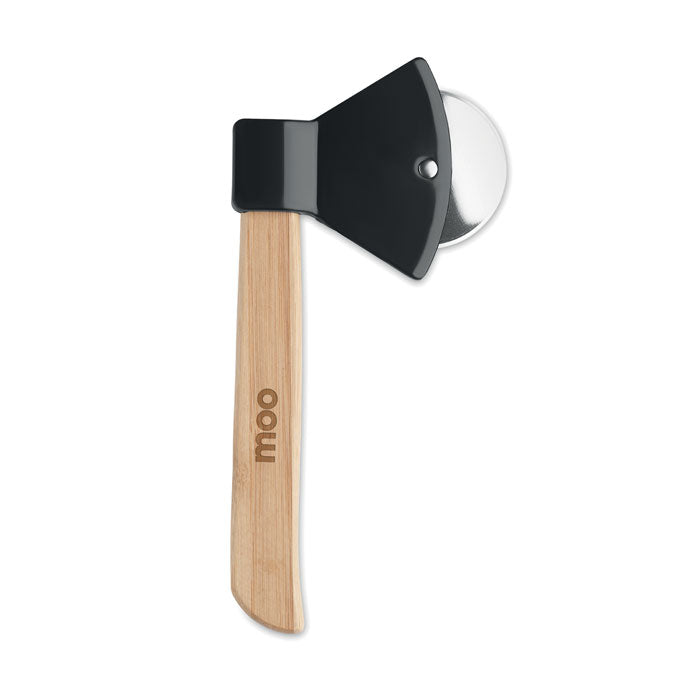 Branded Pizza cutter bamboo handle