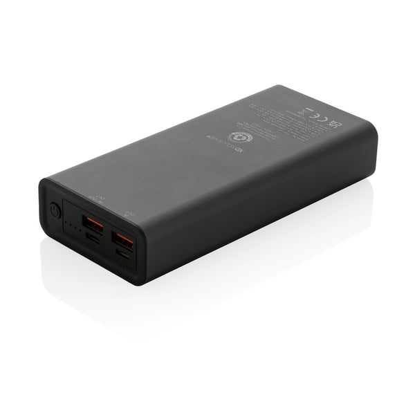 Branded Terra RCS recycled 20W aluminium powerbank 20.000 mAh