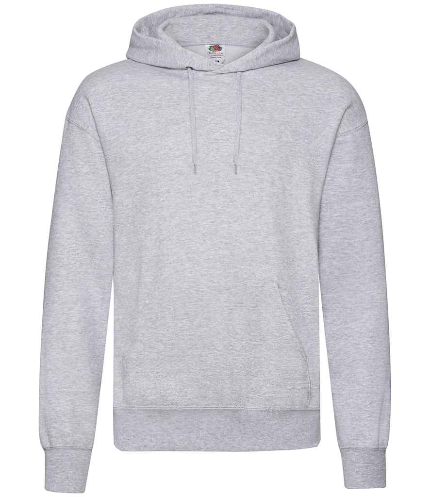 Fruit of the Loom Classic Hooded Sweatshirt Heather Grey
