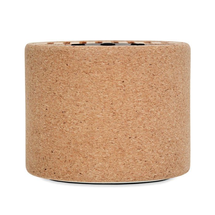 Branded Round cork wireless speaker
