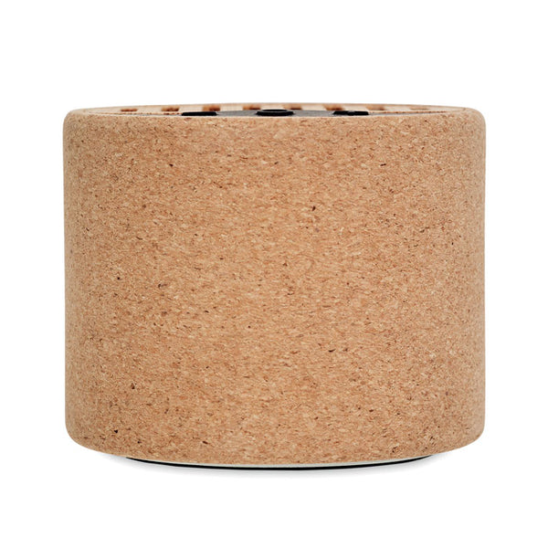 Branded Round cork wireless speaker
