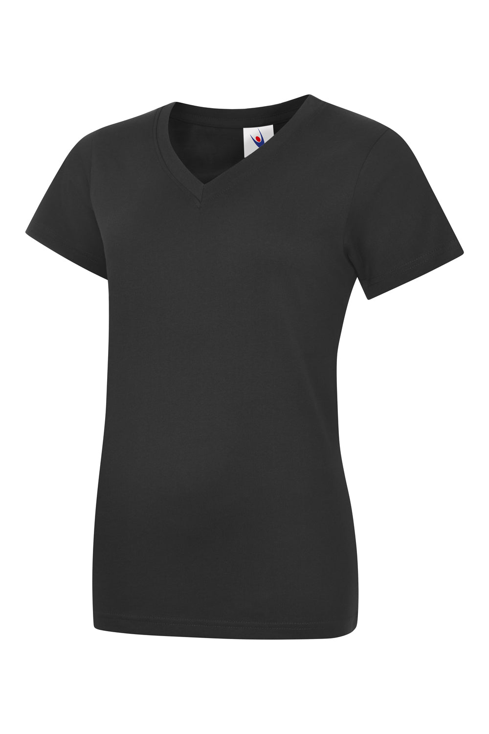 Branded Ladies Classic V-Neck T-Shirt