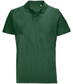 SOL'S Unisex Pulse Twin Piqué Polo Shirt Bottle Green