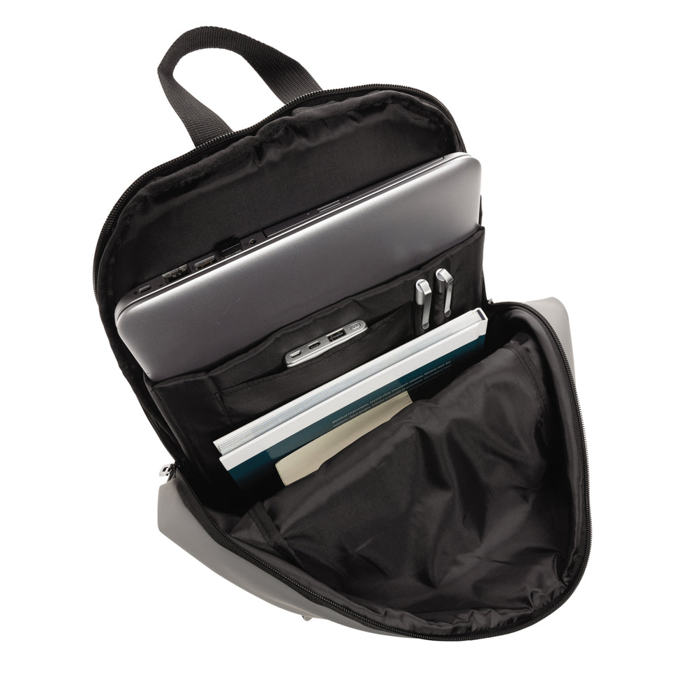 Branded Smooth PU 15.6"laptop backpack