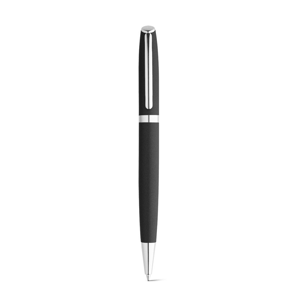 RE-LANDO-SET. Roller and ball pen set with 100% recycled aluminium body