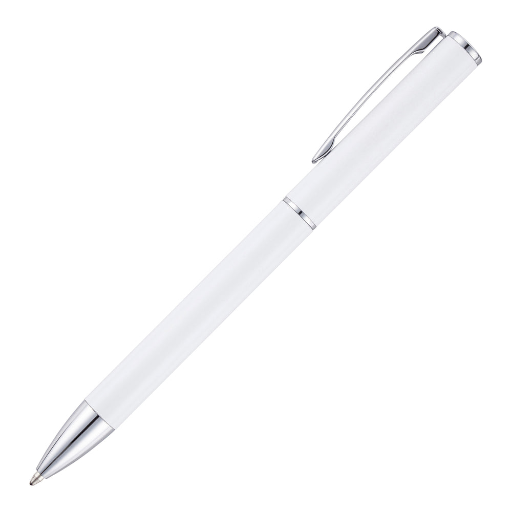 Branded CATESBY metal twist action ball pen
