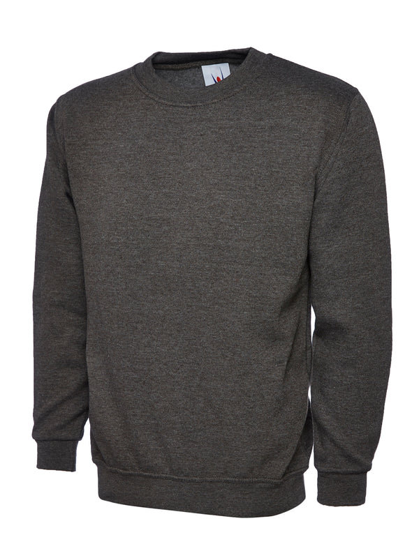 Branded Ladies Deluxe Crew Neck Sweatshirt