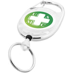 Branded Gerlos roller clip keychain