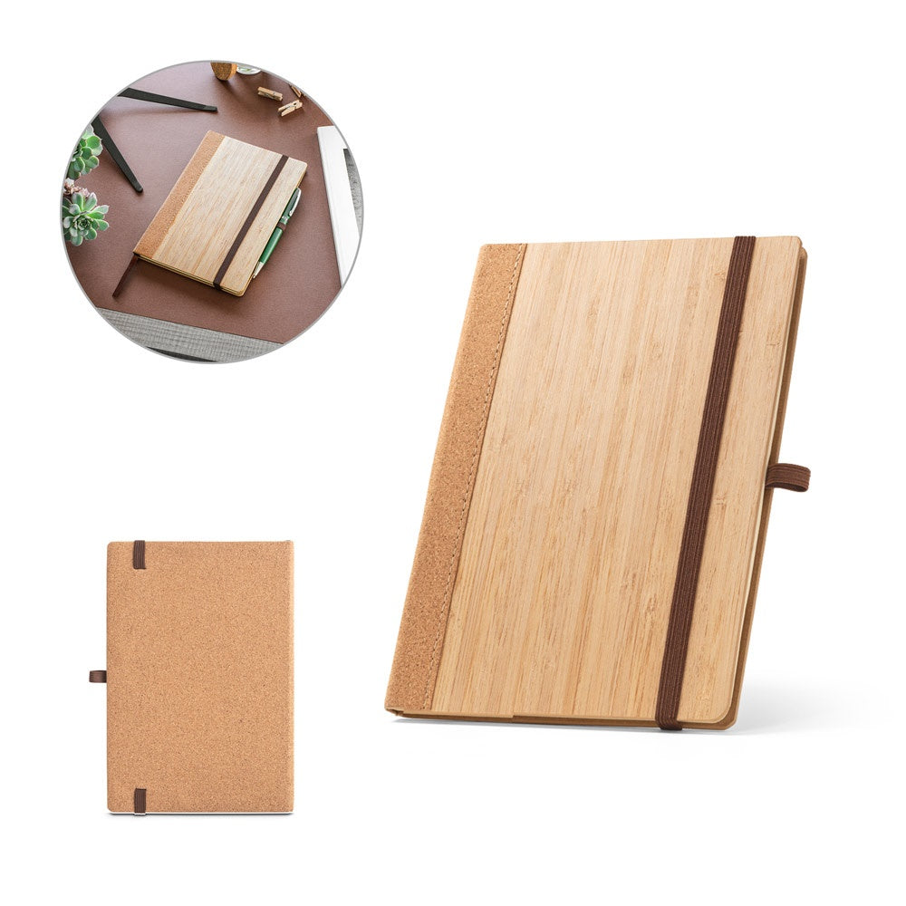 Orwell Bamboo and Cork A5 Notebook