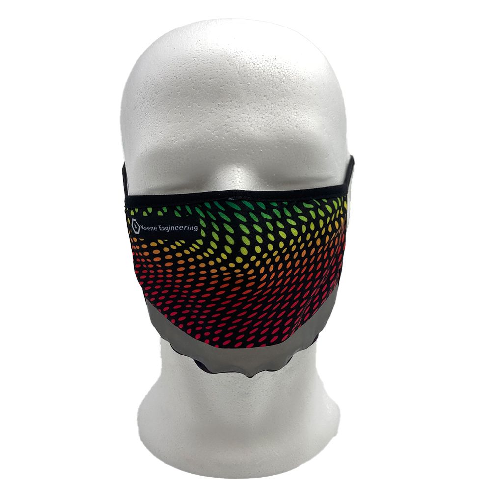 Branded Full Colour Face Mask with Reflective Strip