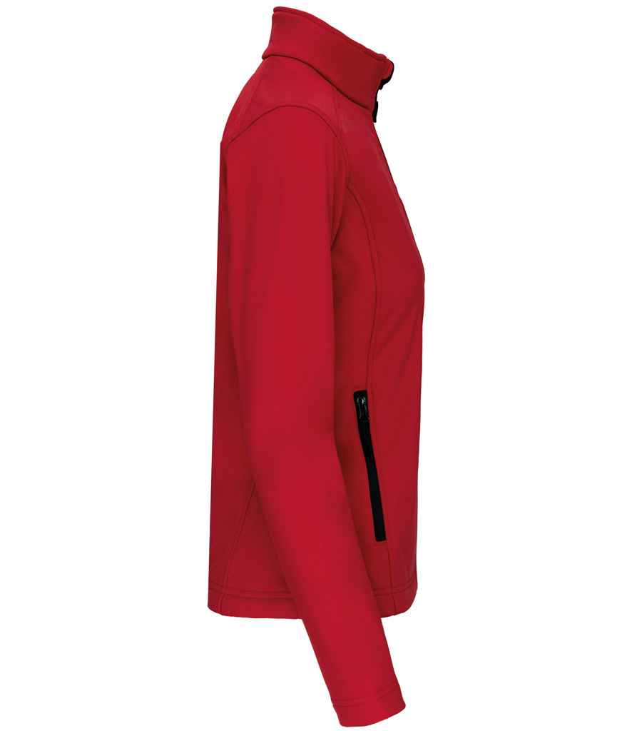 Kariban Ladies Soft Shell Jacket Red