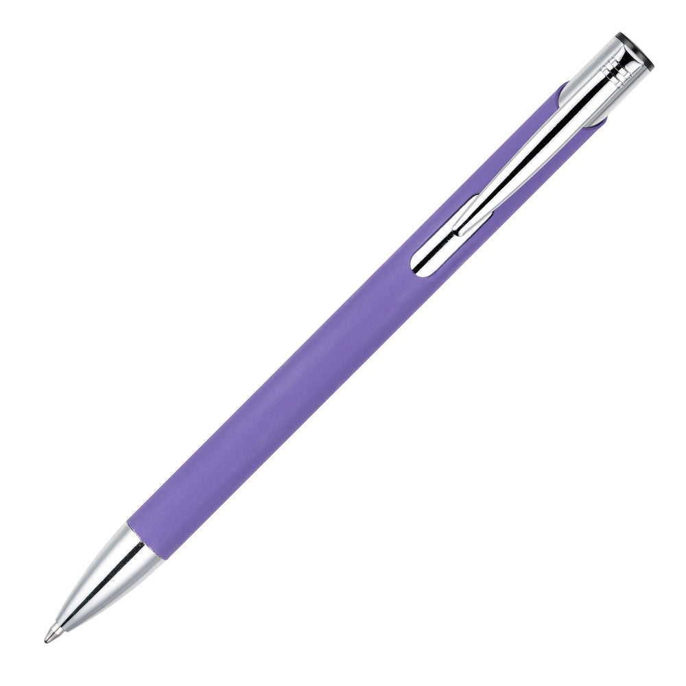 MOLE-MATE ball pen with chrome trim Purple