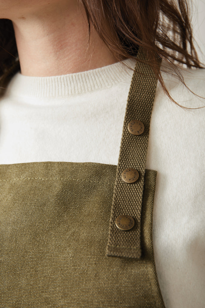 VINGA Tome GRS recycled canvas Apron