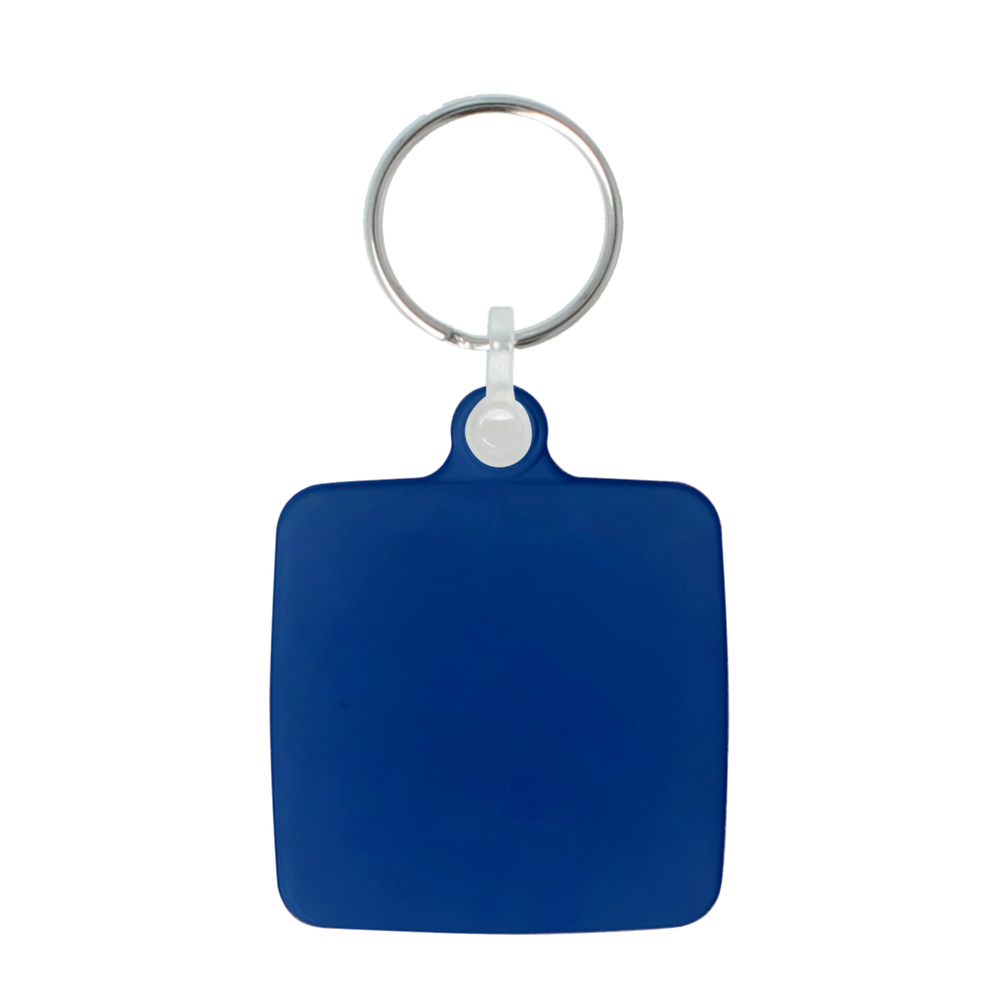 45mm Square Keyring