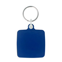 45mm Square Keyring