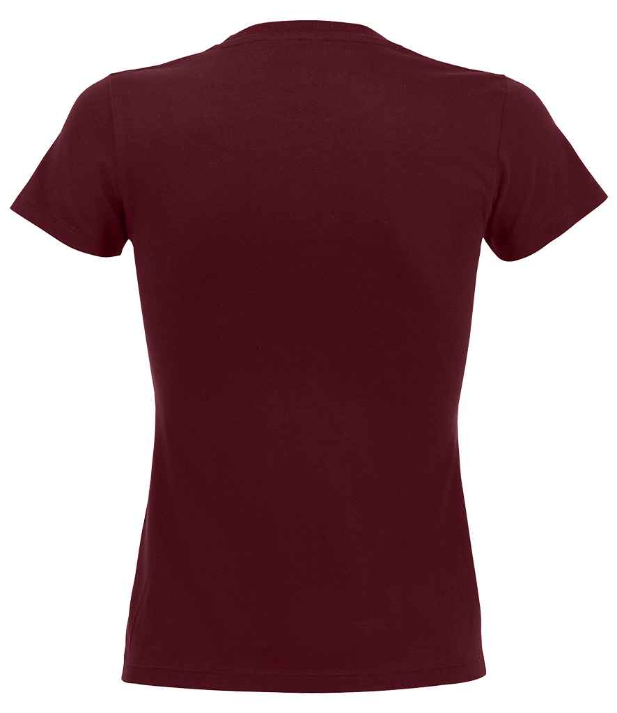 SOL'S Ladies Imperial Heavy T-Shirt Burgundy