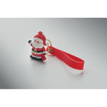 Santa keyring bag charm