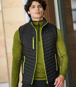 Regatta Navigate Hybrid Bodywarmer Black/Lime Green