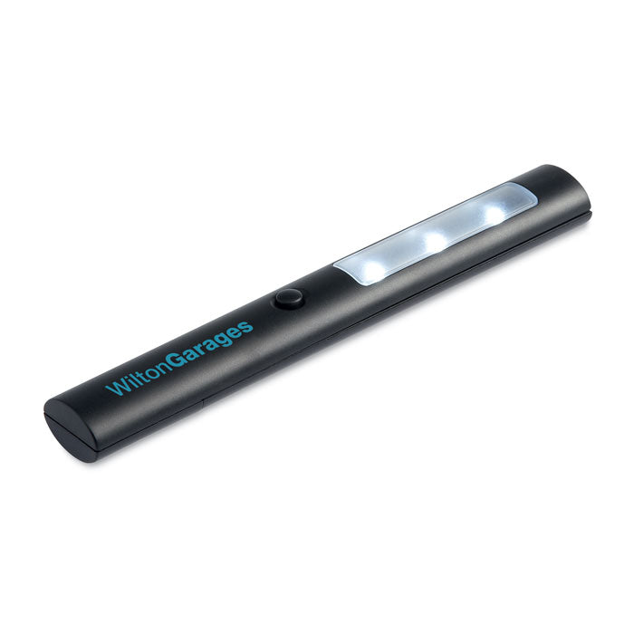 Branded 3 LED torch with magnet
