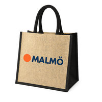 Malmo Accented Medium Jute Bag