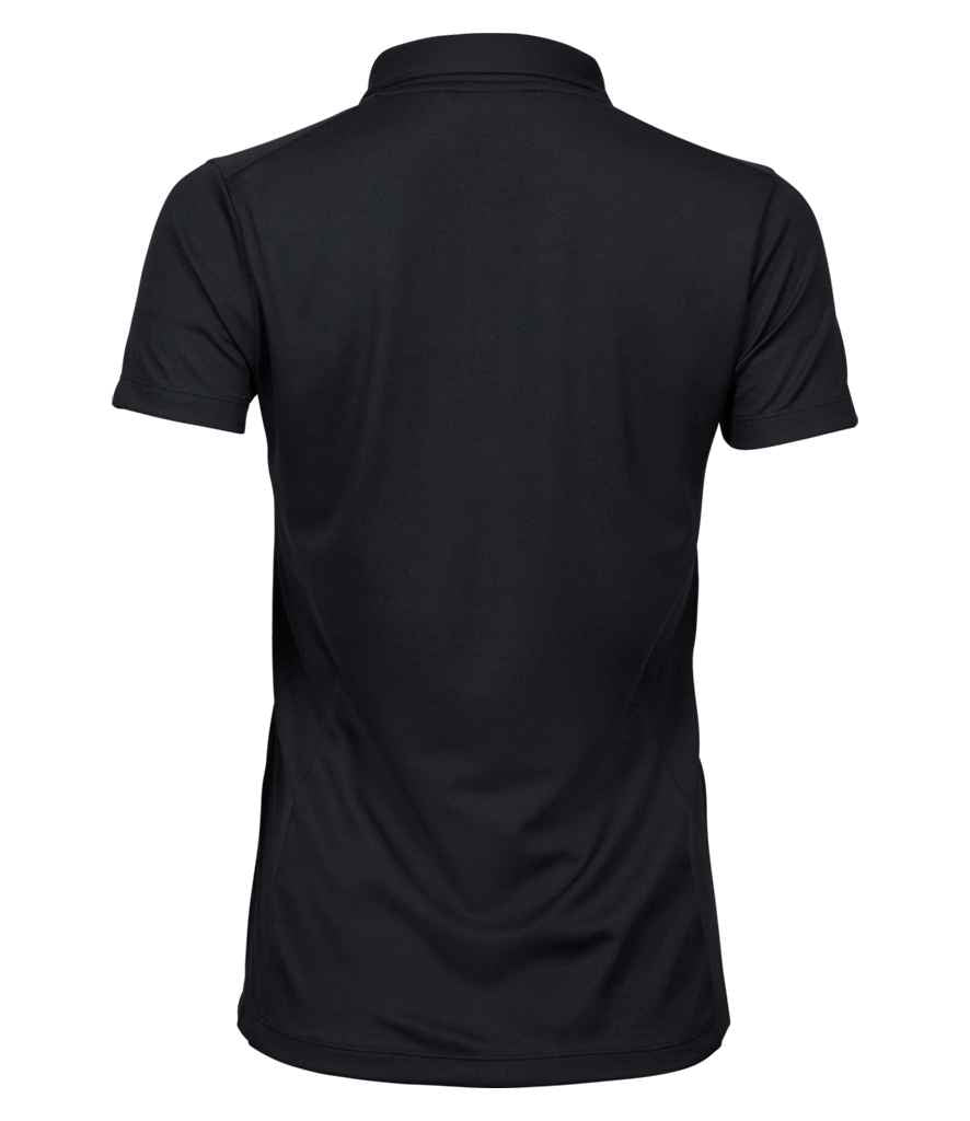 Tee Jays Ladies Luxury Sport Polo Shirt Black