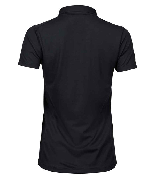 Tee Jays Ladies Luxury Sport Polo Shirt Black