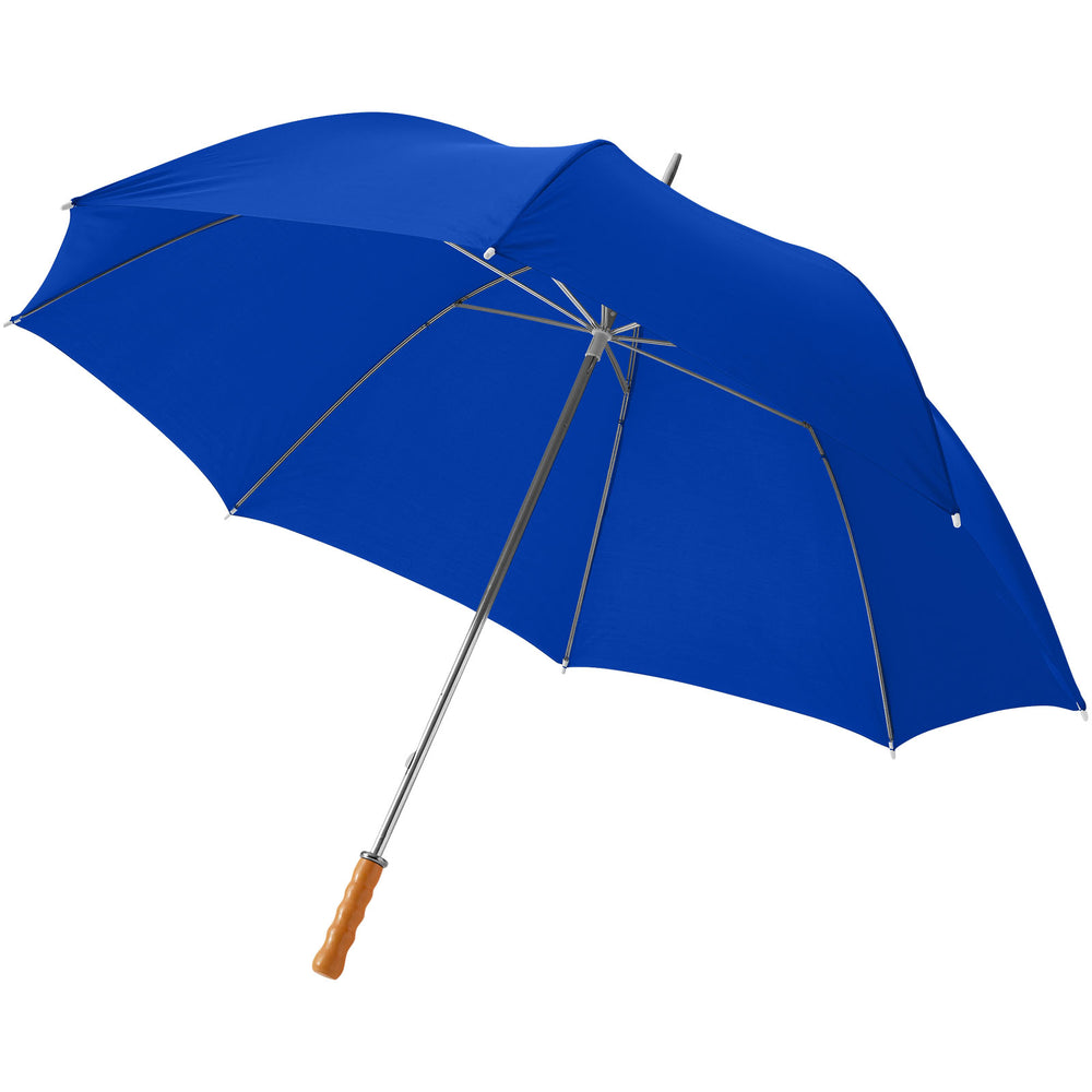 Branded Karl 30" golf umbrella with wooden handle