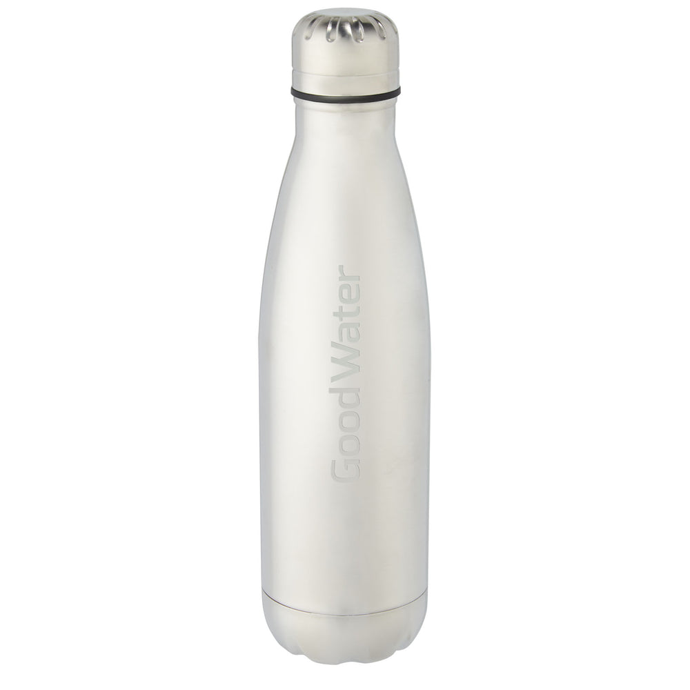 Branded Cove 500 ml vacuum insulated stainless steel bottle