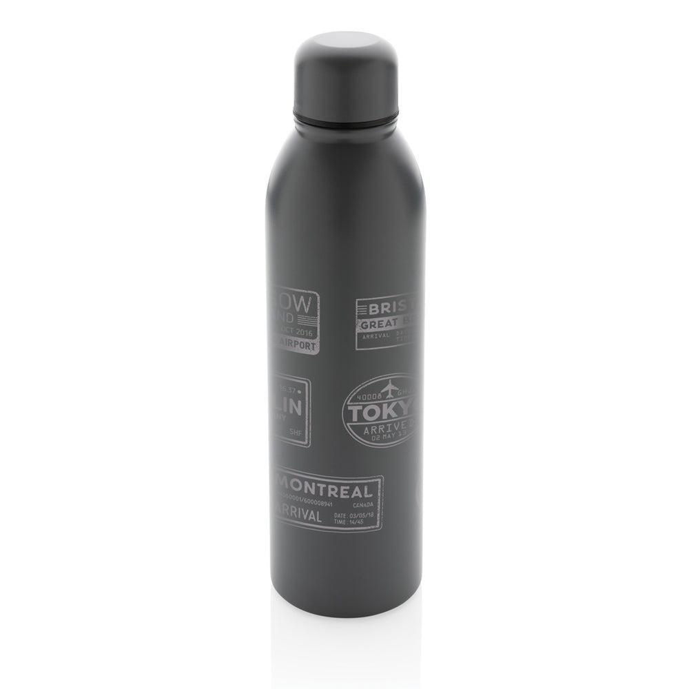 Branded RCS Recycled stainless steel vacuum bottle 500ML