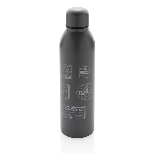Branded RCS Recycled stainless steel vacuum bottle 500ML
