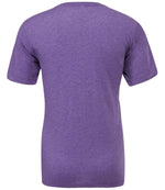 Canvas Unisex Tri-Blend T-Shirt Purple Tri-Blend