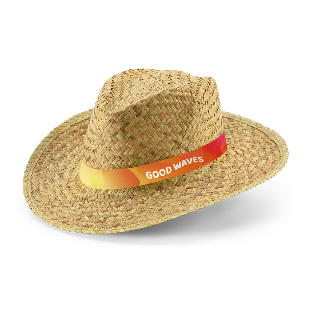 JEAN RIB. Natural straw hat