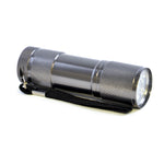 Sycamore Solo 9 Led Metal Torch with batteries included