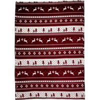 Melsomby Flannel fleece snowmen blanket (260 gr/m2)