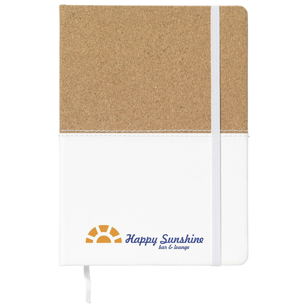 Duo Cork and Imitation Leather Notebook