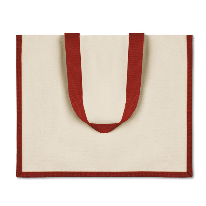 Branded Jute and canvas shopping bag