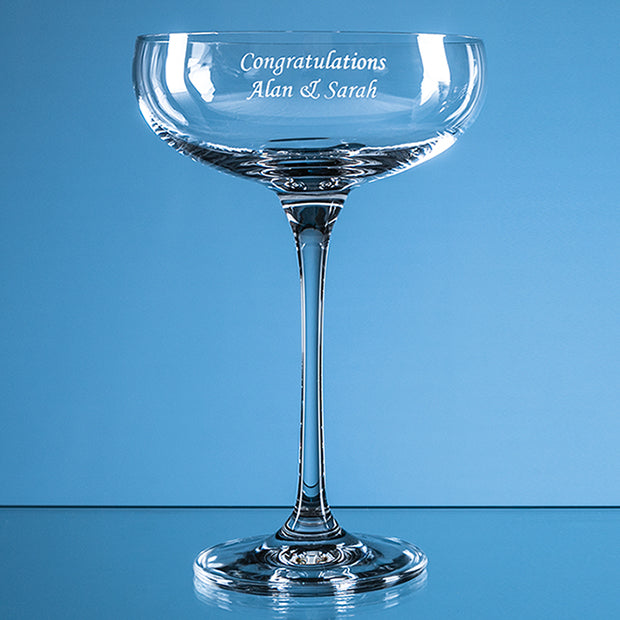 Branded 240ml Infinity Champagne Saucer