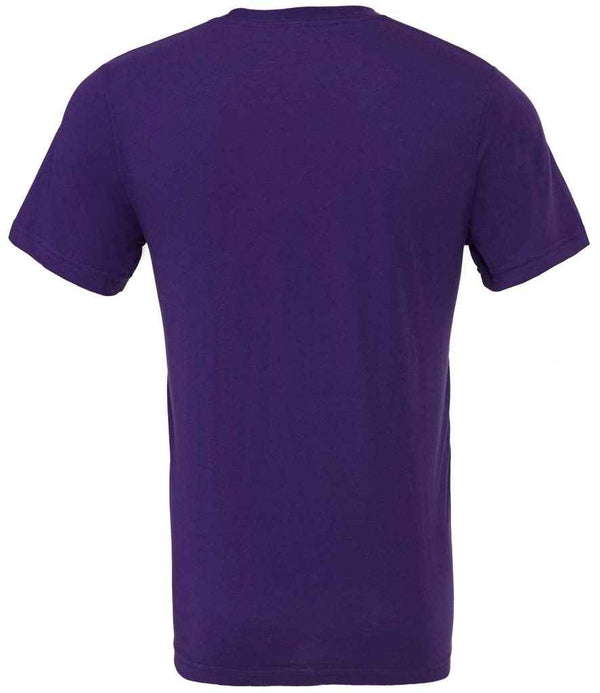 Canvas Unisex Crew Neck T-Shirt Team Purple