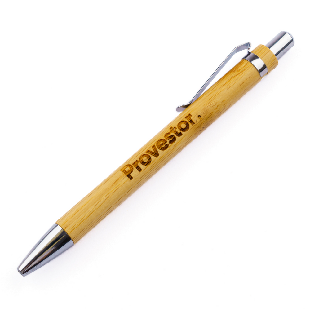 Branded Fairstead Bamboo Ballpoint Pen