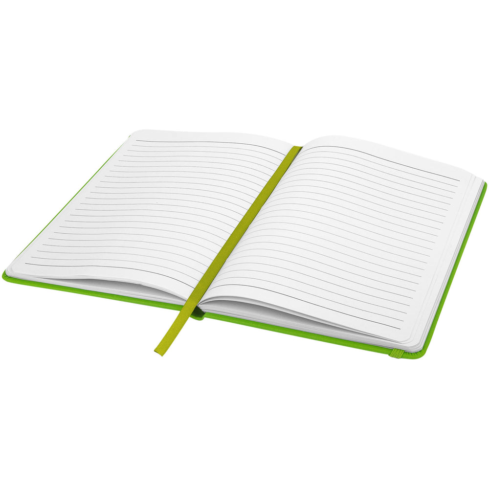 Spectrum A5 hard cover notebook Lime