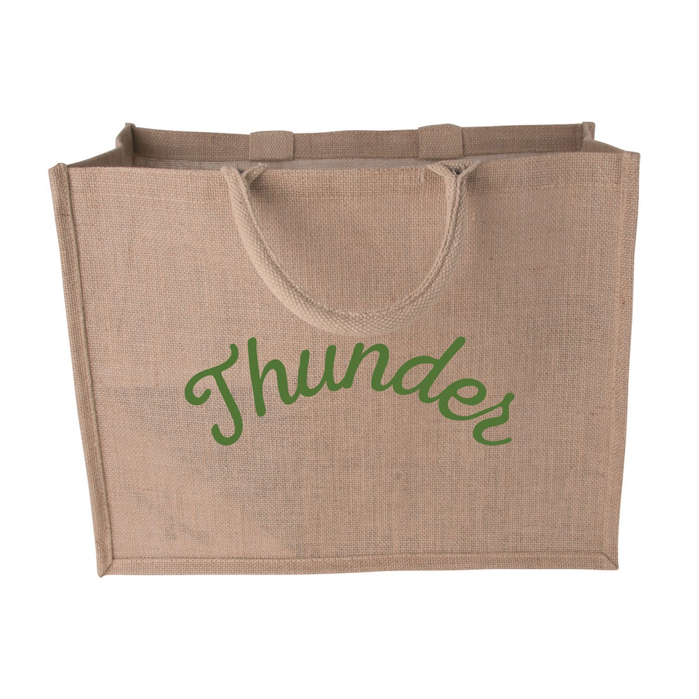 Branded Achavar Jute bag laying model