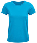 SOL'S Ladies Crusader Organic T-Shirt Aqua