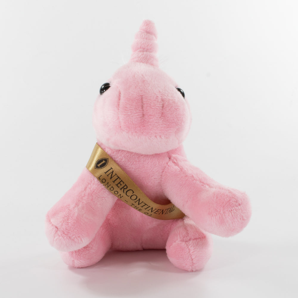 Sash Animal 14cm Unicorn, Pink