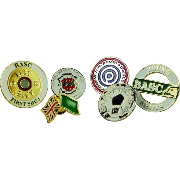 Stamped Iron Soft Enamel Badge - 40mm